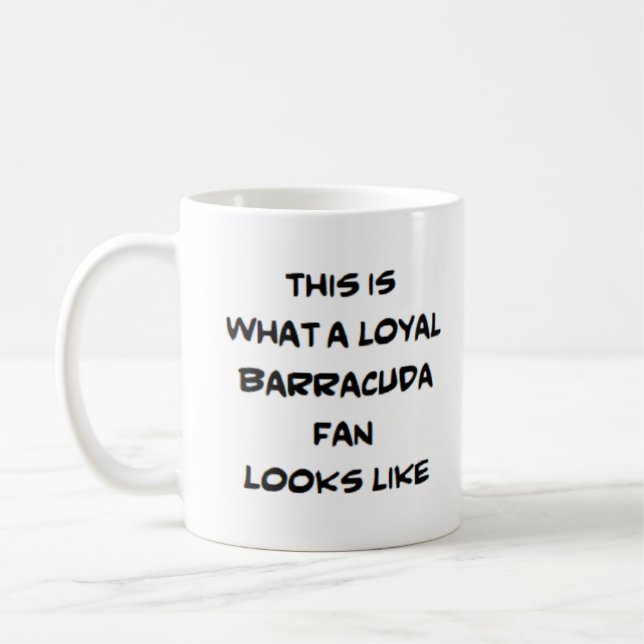 Mug fan de barracuda, loyal (Gauche)