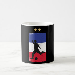 Mug Fan de football France Chemise Française