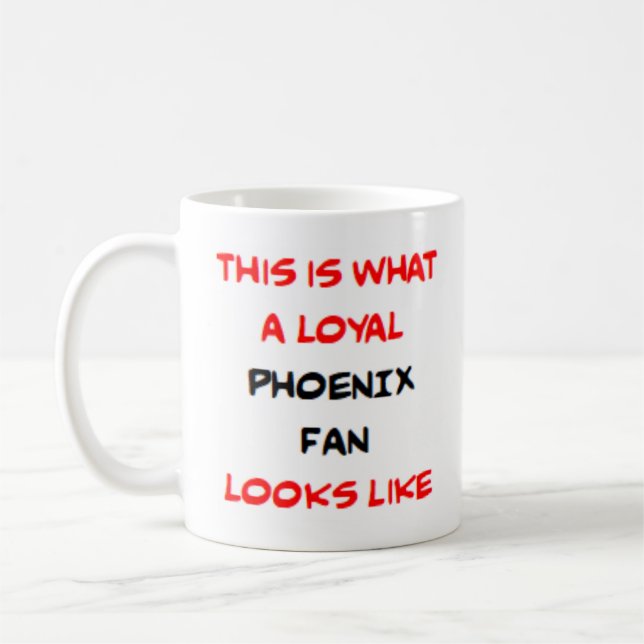 Mug fan de phoenix, loyal (Gauche)