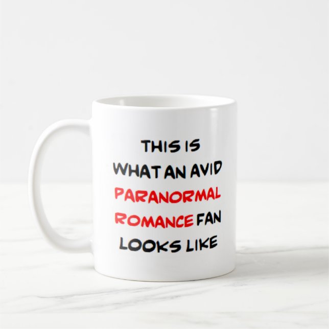 Mug fan de romance paranormale, avide (Gauche)