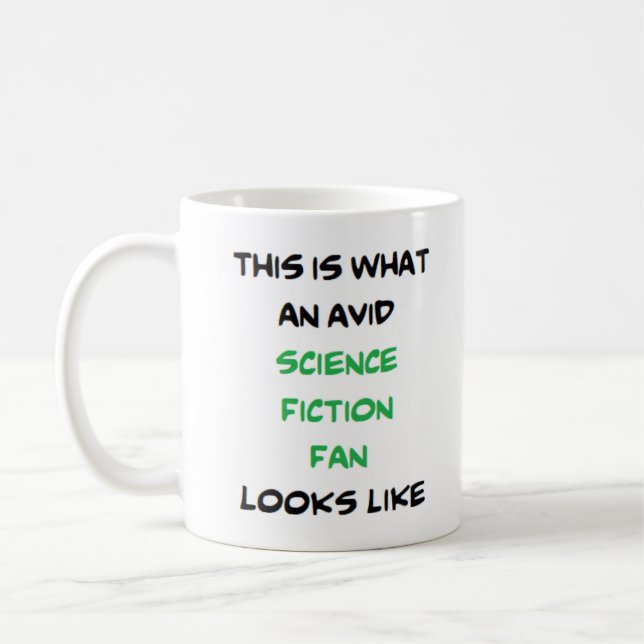 Mug fan de science-fiction, passionné (Gauche)