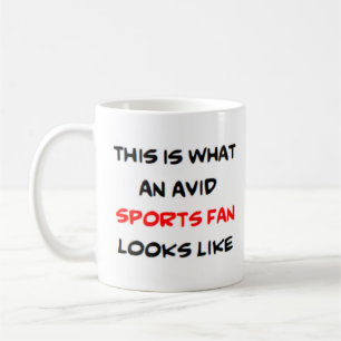 Mug fan de sports, passionné