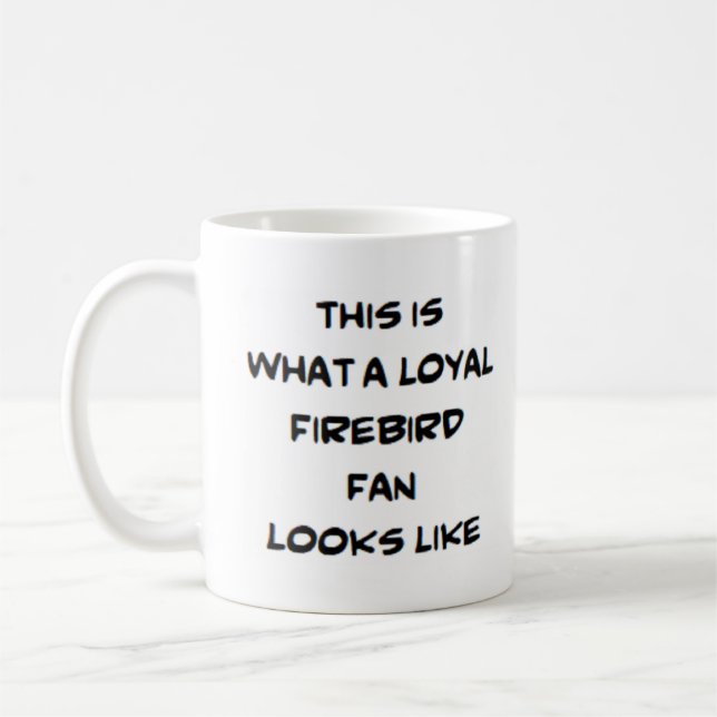 Mug fan d'oiseau-feu, loyal (Gauche)