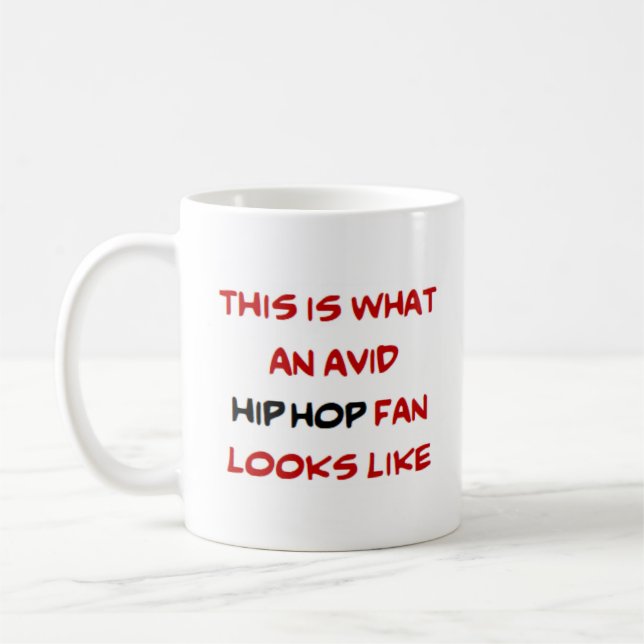 Mug fan hip hop, passionné (Gauche)