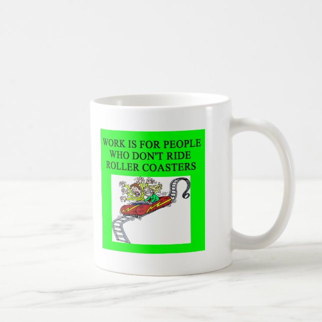 Mug fanatique de montagnes russes (Droite)