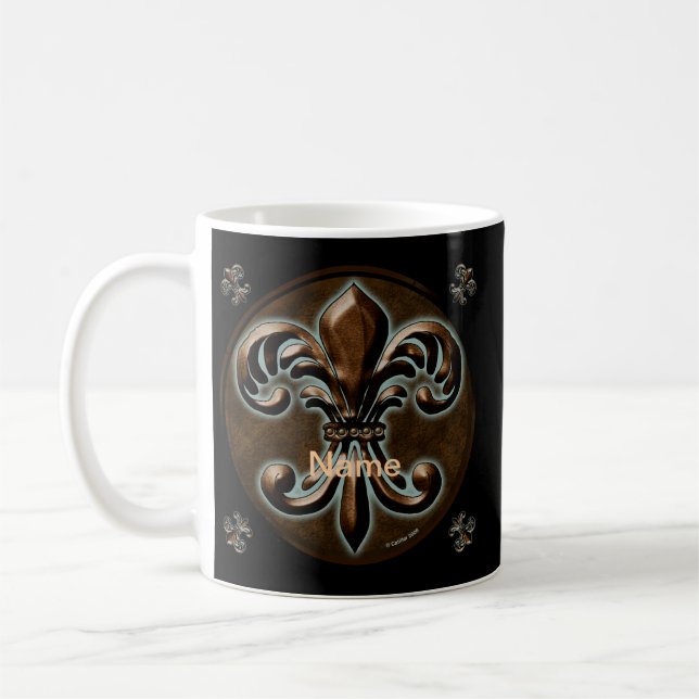 Mug Fancy Fleur De Lis (Gauche)