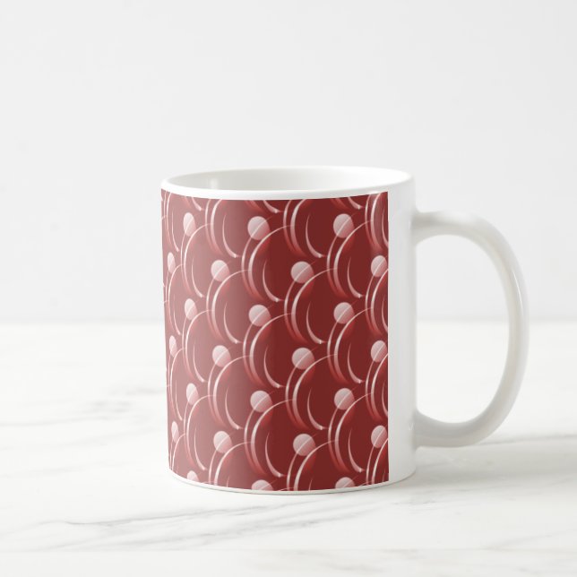 Mug Fancy Fwirls Mug, Brick Red (Droite)