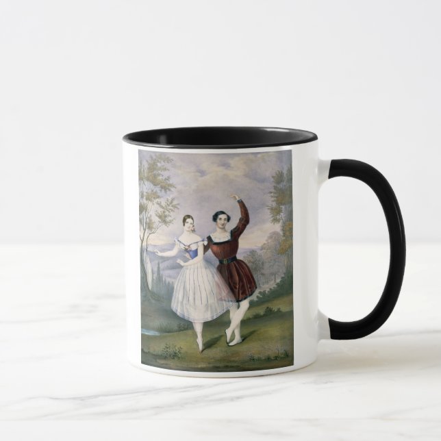 Mug Fanny Cerrito (1817-1909) et Sigr. Guerra, dans (Droite)