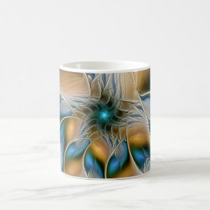 Mug Fantaisie Abstraite et Flottante d'Art Fractal ave