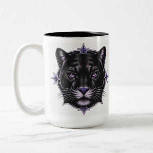 Mug fantaisie bicolore Black Panther, 15 oz