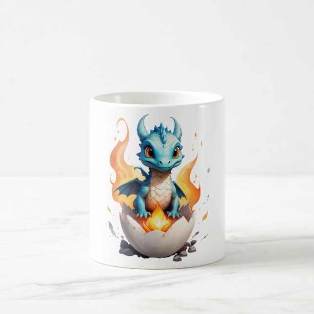 Mug Fantaisie de bébé dragon qui éclot (Centre)