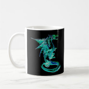 Mug Fantaisie du dragon bleu de mer Café magique