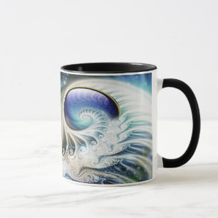 Mug Fantaisie fractale abstraite