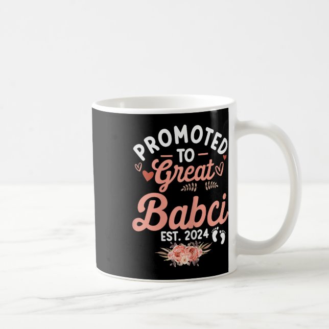 Mug Fantastique Chemise De Fête Des Mères Promu À Gran (Droite)