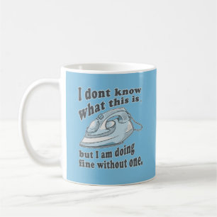 Mug Fantastique design de repassage Je déteste le repa
