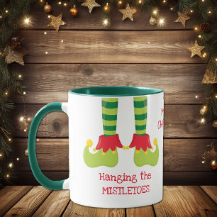 Mug Fantastique elfe accrocher des mélèzes Noël
