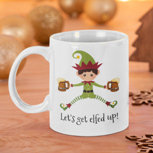 Mug Fantastique Noël des elfes, lassons-nous