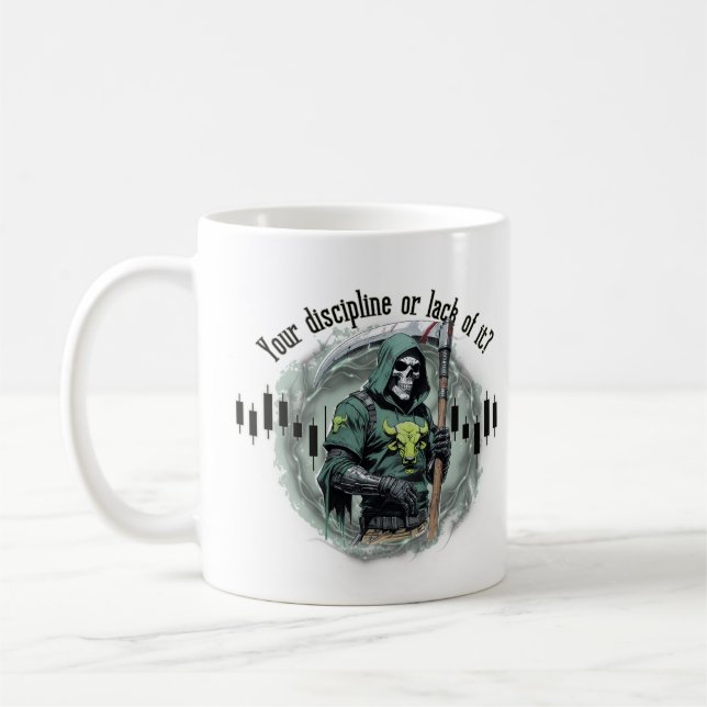 Mug  Fantasy trade design | Grim Reaper |  motivation (Gauche)