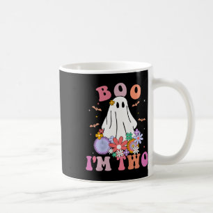 Mug Fantôme Boo j'ai 2 ans 2e anniversaire Enfants Hal