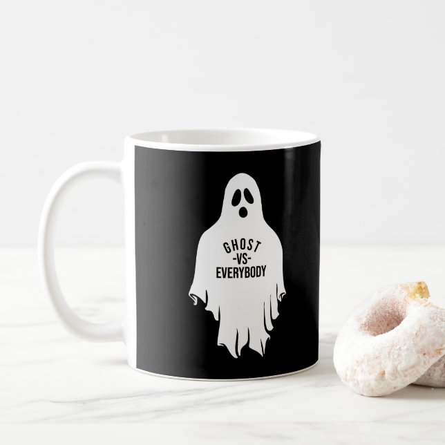 Mug Fantôme contre tout le monde (Avec donut)