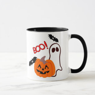 Mug Fantôme de Halloween avec le citrouille