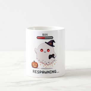Mug Fantôme de jeu Halloween Respawning