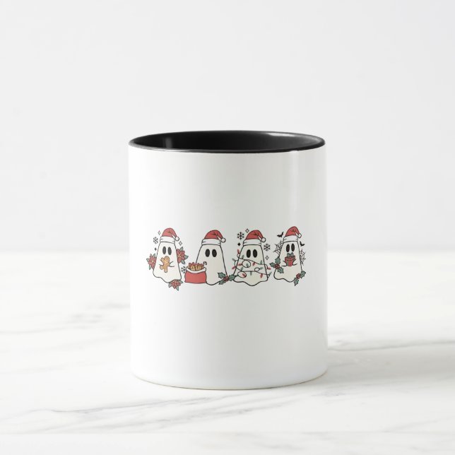 Mug Fantôme de Noël Épouvantable Vacances Halloween No (Centre)