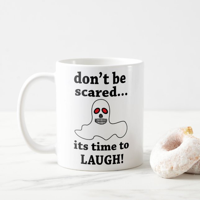 Mug Fantôme drôle d'Halloween (Avec donut)