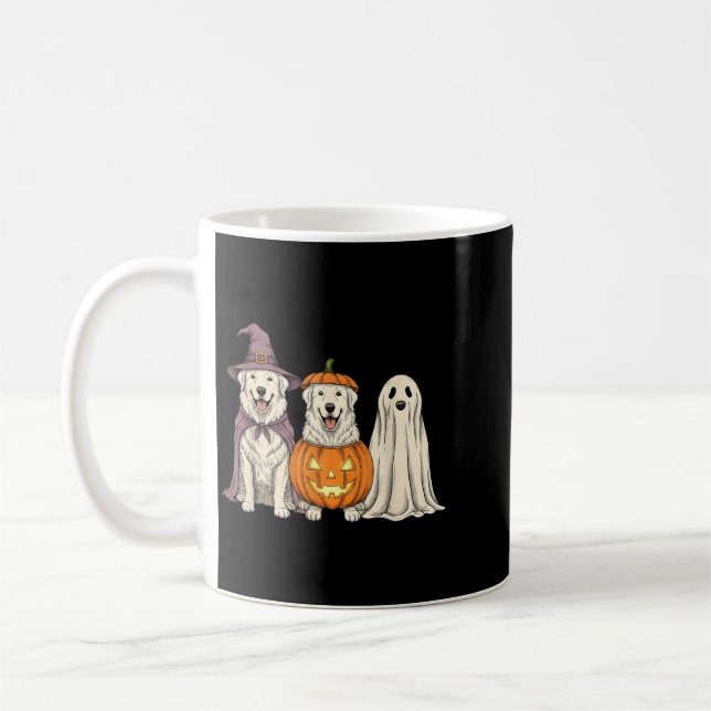 Mug Fantôme effrayant Chien de Halloween de la Grande  (Gauche)
