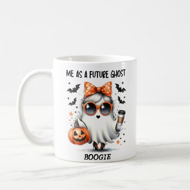 Mug Fantôme Fantôme Halloween T-shirt (Gauche)