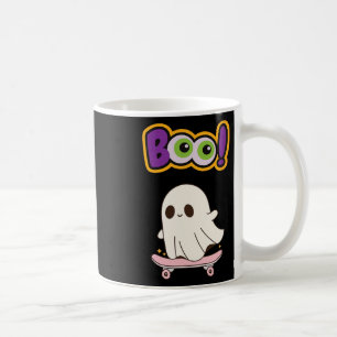 Mug Fantôme mignon drôle de skateboard pour fête ou éq