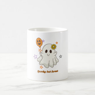 Mug Fantôme mignon Halloween Sucré et Effrayant