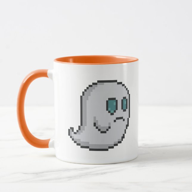 Mug Fantôme Rétro 8-bits (Gauche)