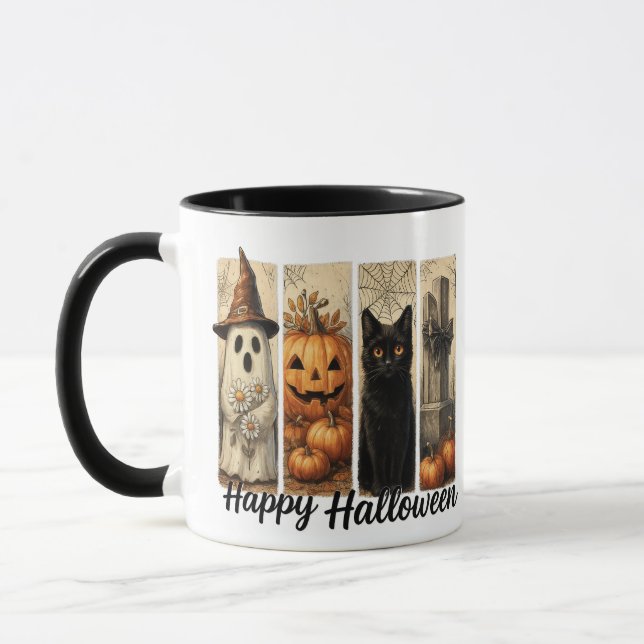 Mug Fantômes, chats et créatures douillettes (Gauche)