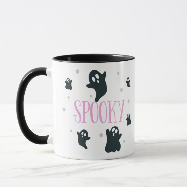 Mug Fantômes effrayants Super Mignon Halloween (Gauche)