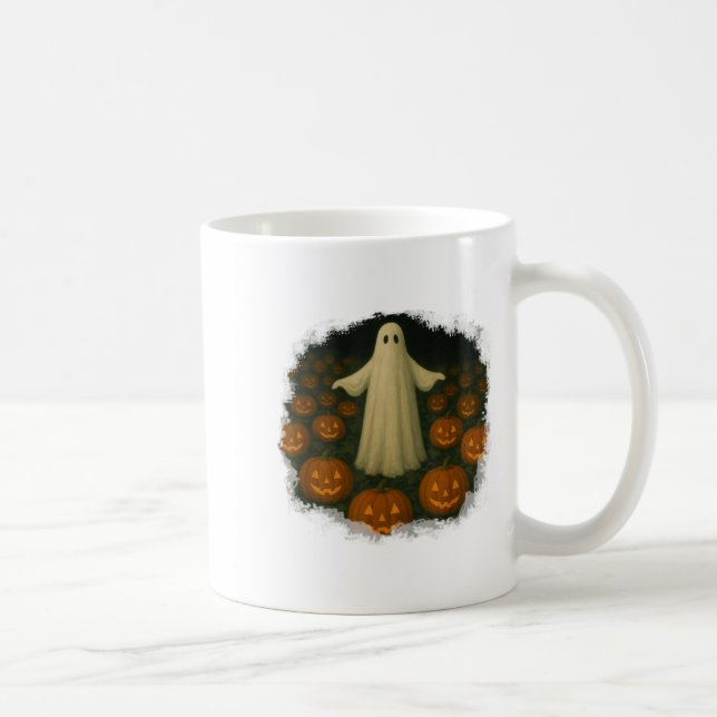 Mug Fantômes Et Citrouilles ! Halloween! (Droite)