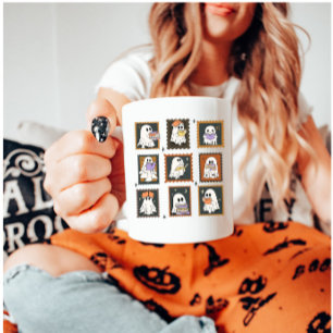 Mug Fantômes Lecture du timbre Vintage Halloween