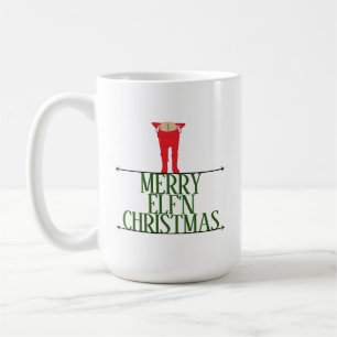 Mug Farces de Lutin Noël d'entreprise