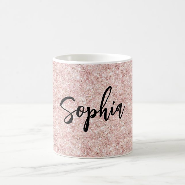 Mug Fard Rose Paillettes scintillantes  (Centre)