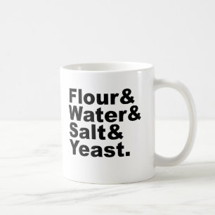 Mug Farine & Eau & Sel & Levure Ingrédients pour Pai