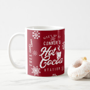 Mug Farmhouse Christmas Custom Family Hot Cocos