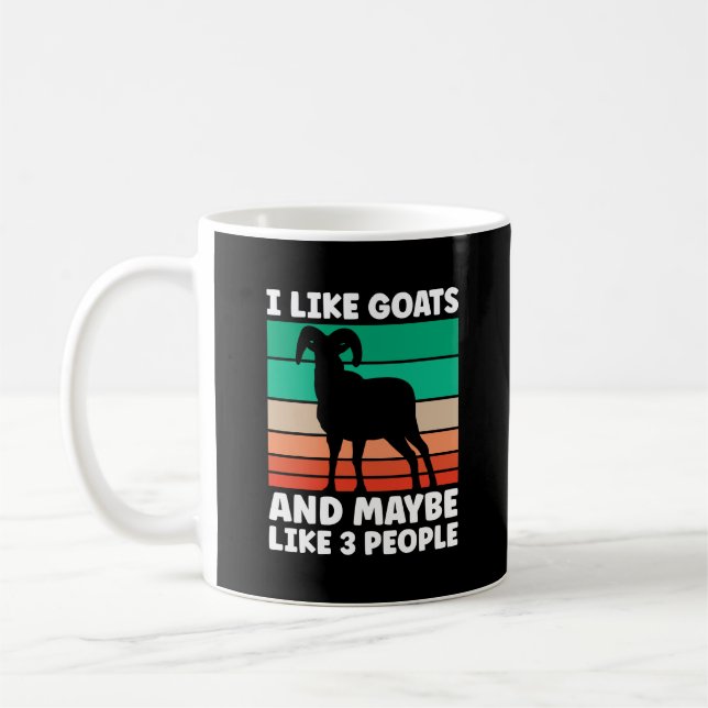 Mug Farming Goat Lover, I Like Goats and Maybe 3 Peopl (Gauche)