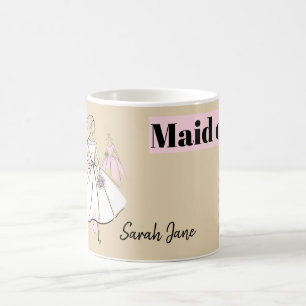 Mug Fashion Bride Neutral Group Maid of Honor Nom