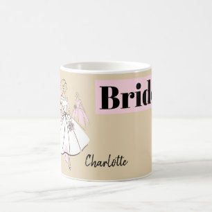 Mug Fashion Bride Neutral Group Nom de la mariée