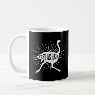 Mug Fast As Hell Safari Ostrich