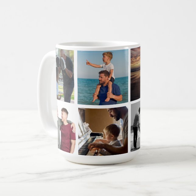 Mug Father’s Day Gift for Dad | Custom Photo (Devant gauche)