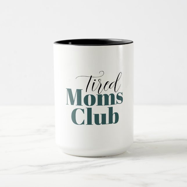 Mug Fatigué maman Club Bouteille d'eau (Centre)