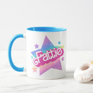 Mug Fattie Plus Size Rainbow Retro 90's Nostalgia Star