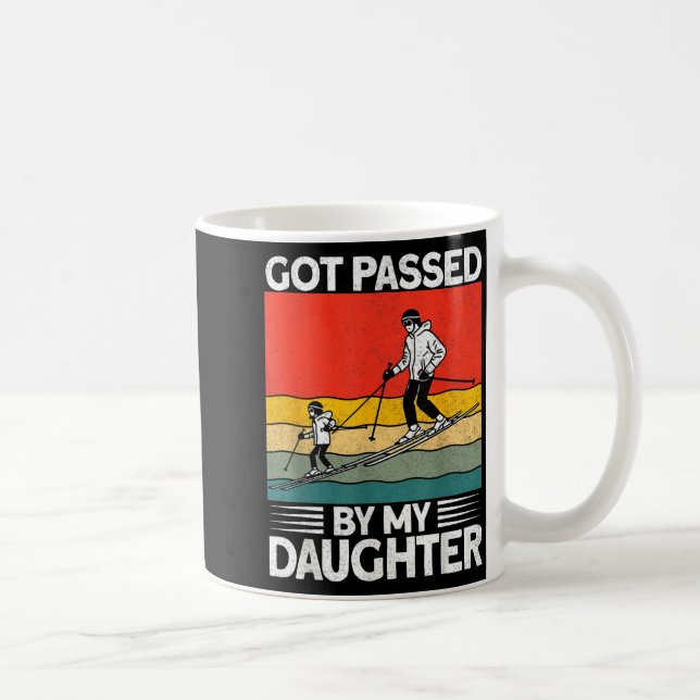 Mug Fauchée par ma fille Drôle de ski _16  (Droite)