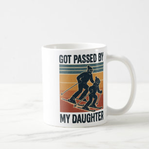 Mug Fauchée par ma fille Drôle de ski Retro hiver S